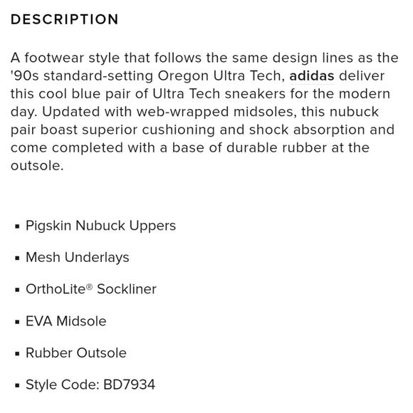 NWT Adidas Ultra Tech (5/EUR 37 1/3) - Picture 6 of 7